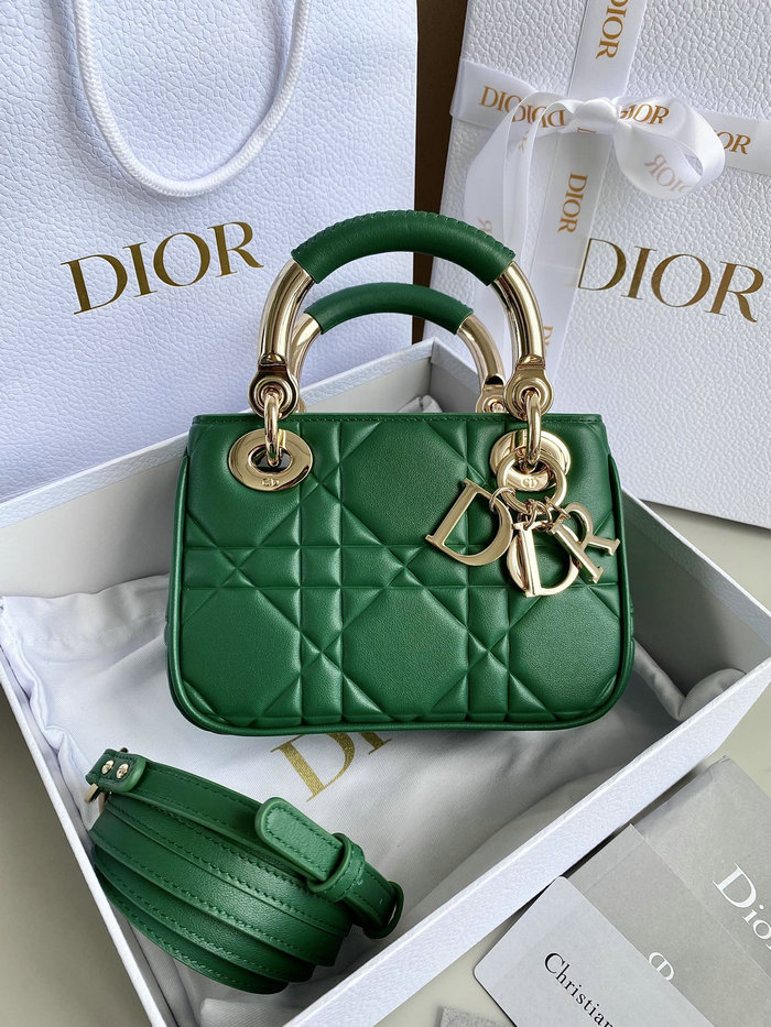 Mini Dior Lady Handbag Green DM7501
