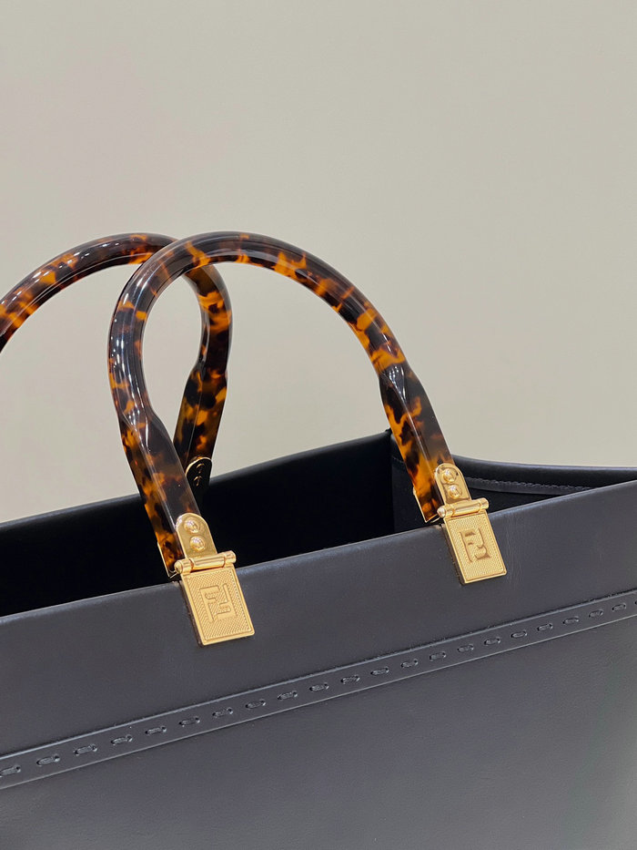 Fendi Medium Sunshine Tote Black F8266