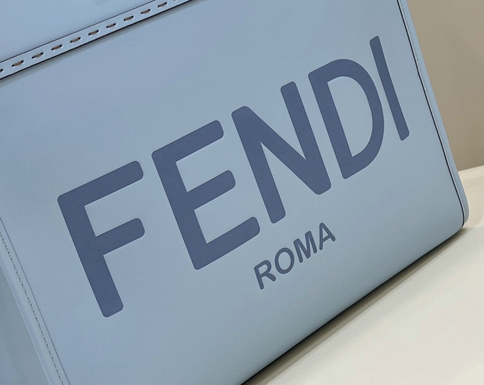 Fendi Medium Sunshine Tote Blue F8266