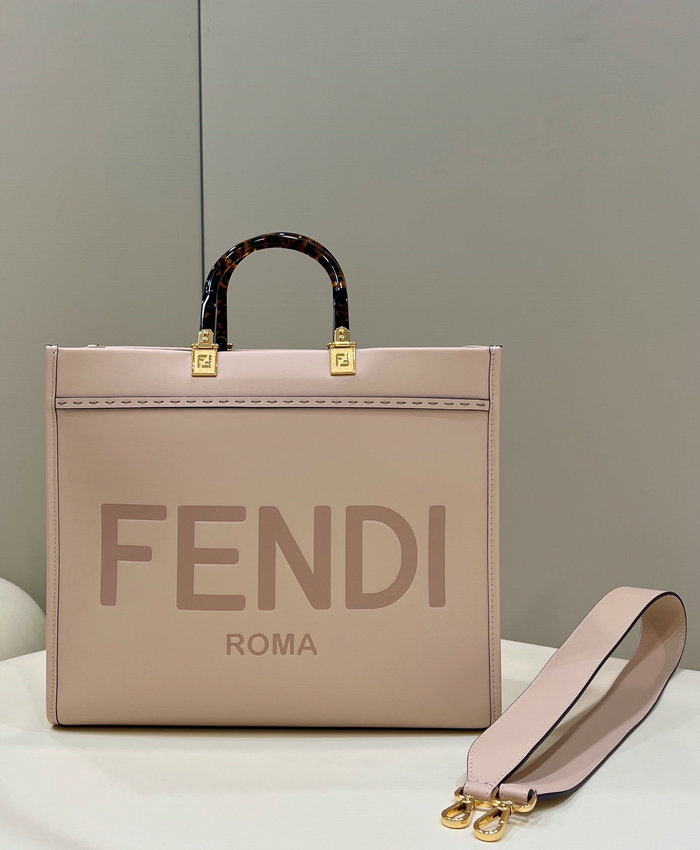 Fendi Medium Sunshine Tote Pink F8266