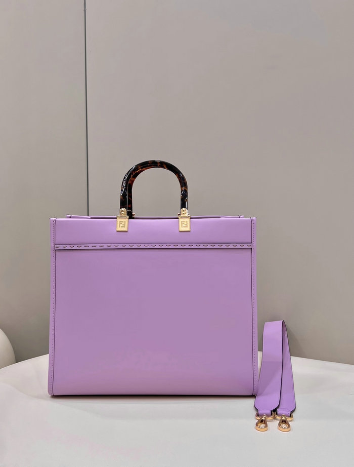 Fendi Medium Sunshine Tote Purple F8266