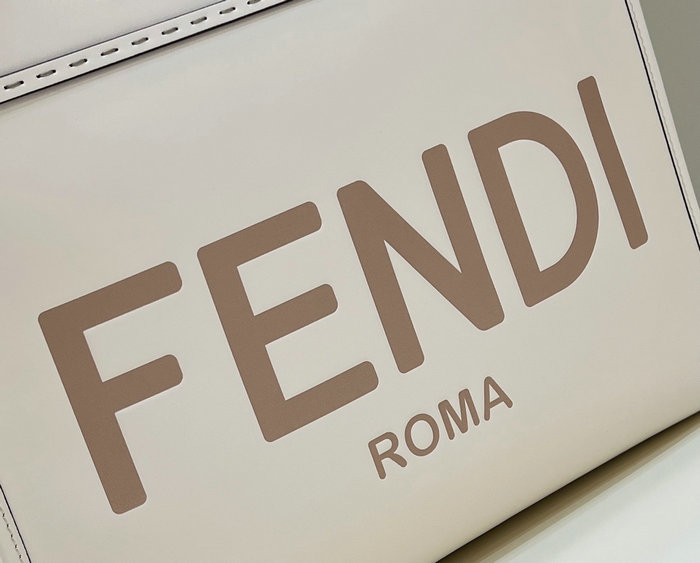 Fendi Medium Sunshine Tote White F8266