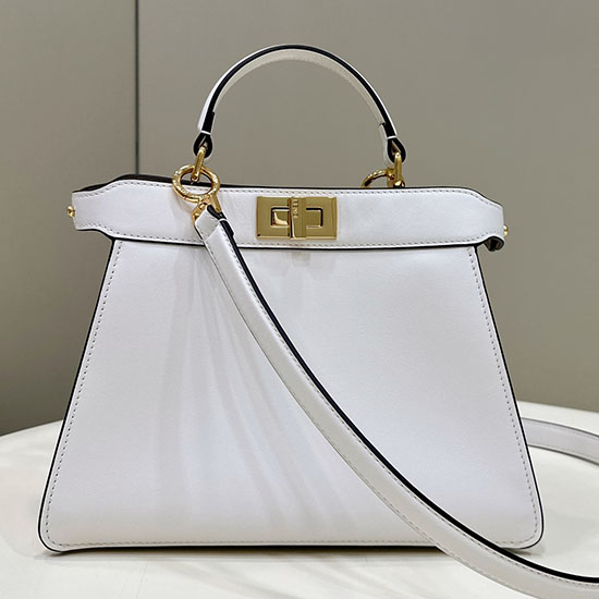 Fendi Peekaboo ISeeU Small Bag White F80011A