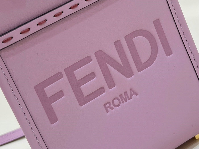 Fendi Sunshine Mini Tote Bag Purple F8376