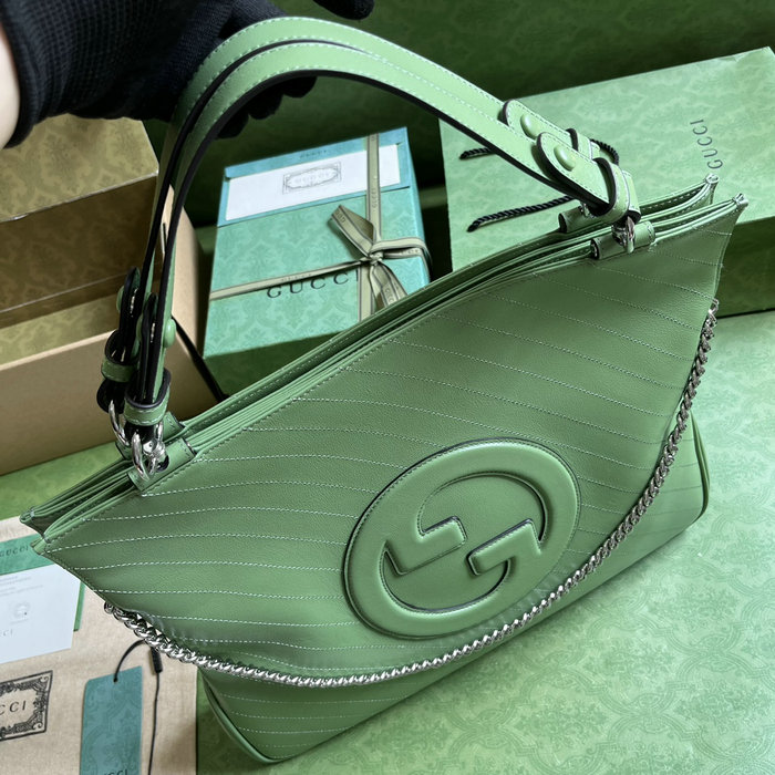 Gucci Blondie Medium Tote Bag Green 751516