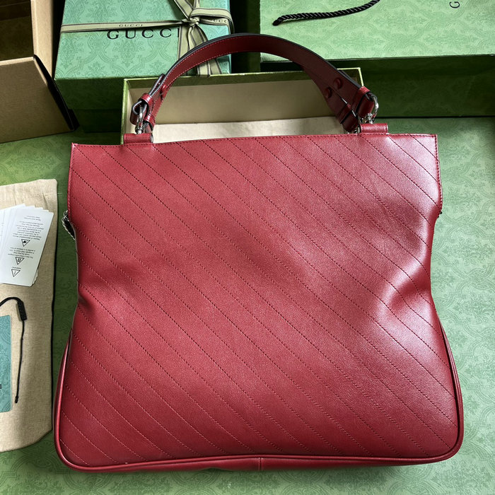 Gucci Blondie Medium Tote Bag Red 751516