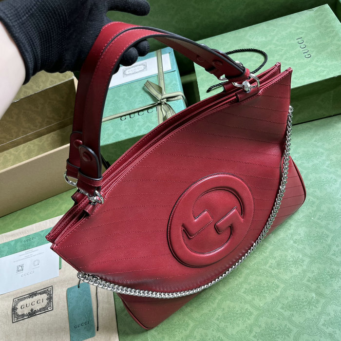 Gucci Blondie Medium Tote Bag Red 751516
