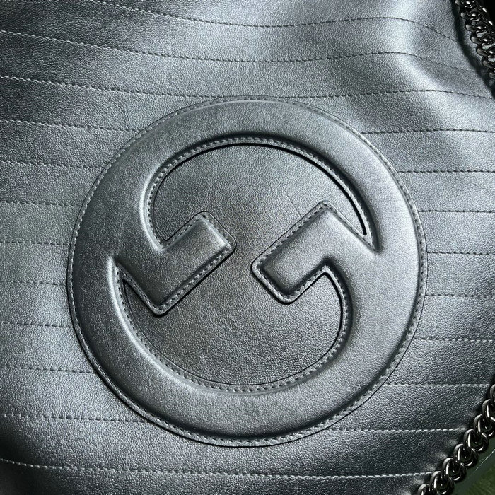 Gucci Blondie Medium Tote Bag Silver 751516