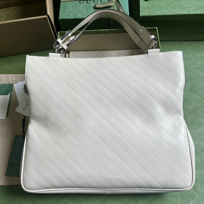 Gucci Blondie Medium Tote Bag White 751516