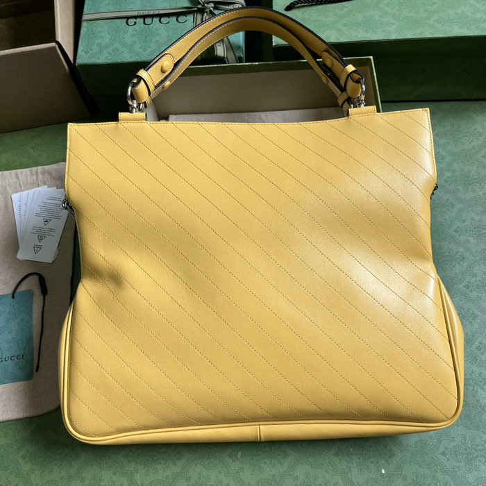 Gucci Blondie Medium Tote Bag Yellow 751516