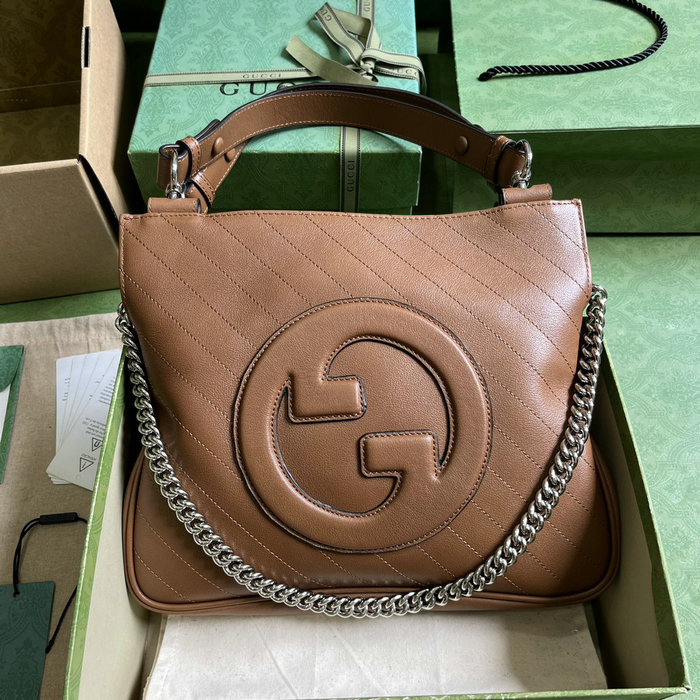 Gucci Blondie Small Tote Bag Brown 751518