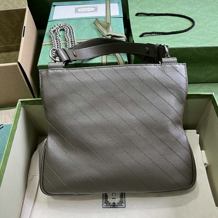 Gucci Blondie Small Tote Bag Grey 751518