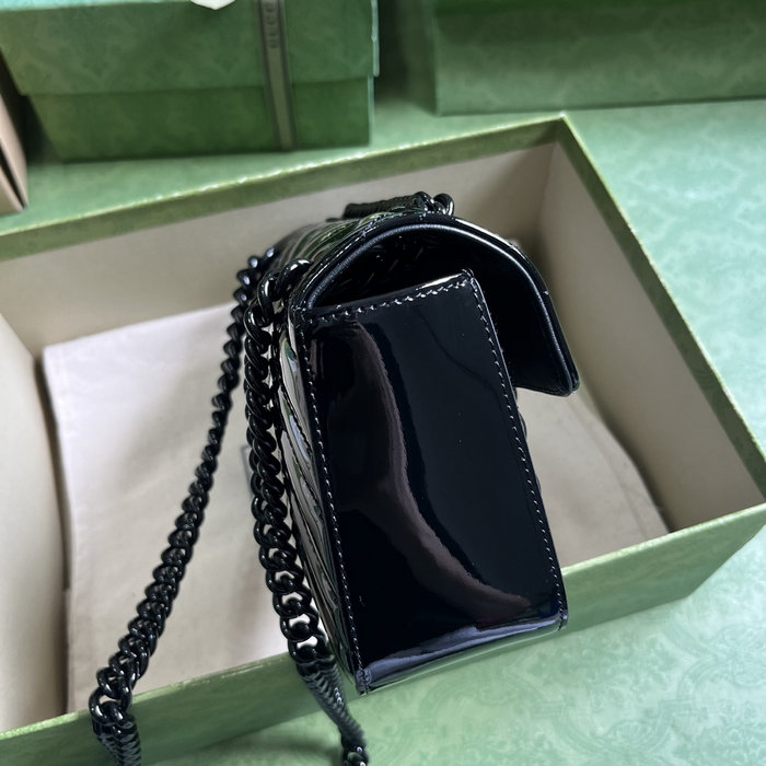 Gucci GG Marmont Mini Shoulder Bag Black 446744
