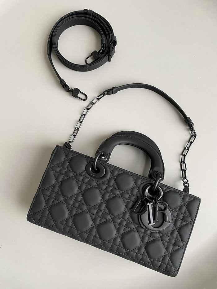 LADY Calfskin D-JOY BAG Black DL3380