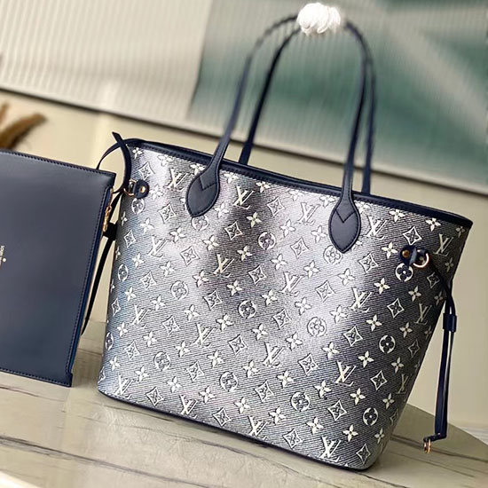 Louis Vuitton Neverfull MM Blue M22921