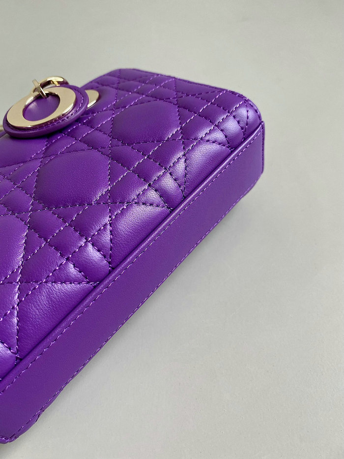 Mini LADY D-JOY BAG Purple DM3380