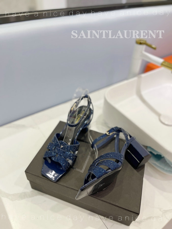 Saint Laurent Mid-Heel Sandals SDY072611