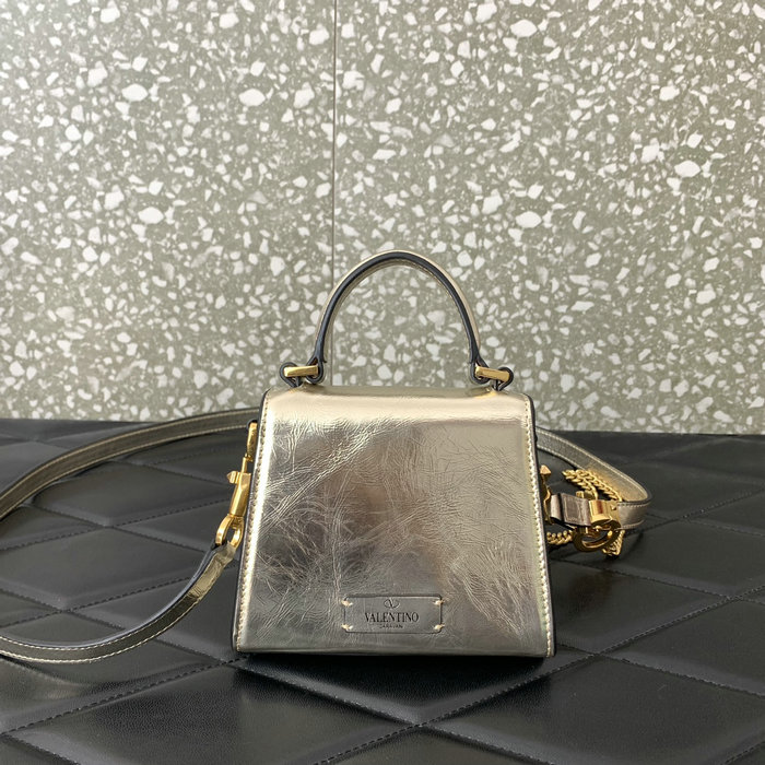 Valentino Garavani Micro VSling Handbag Gold V412