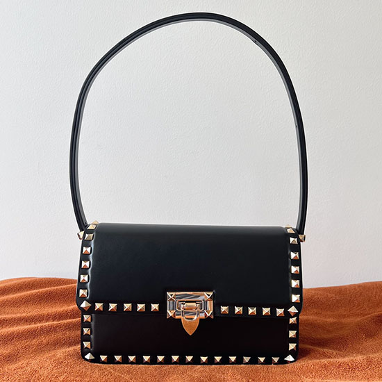 Valentino Garavani Rockstud23 Shoulder Bag Black V0311