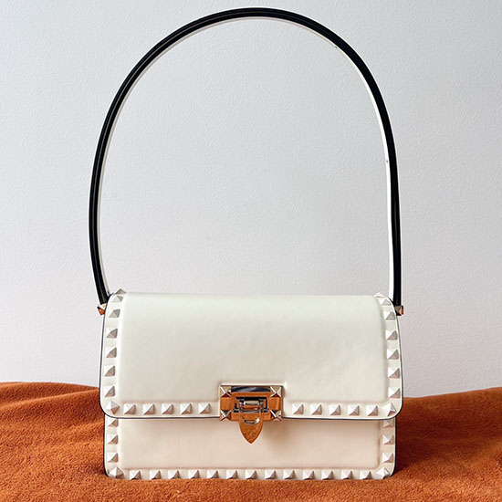 Valentino Garavani Rockstud23 Shoulder Bag White V0311