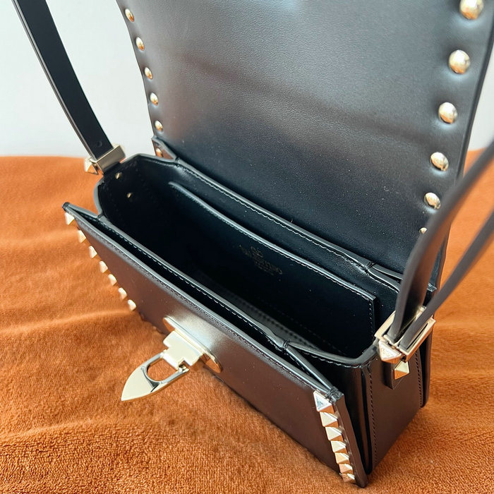 Valentino Garavani Small Rockstud23 Shoulder Bag Black V0312