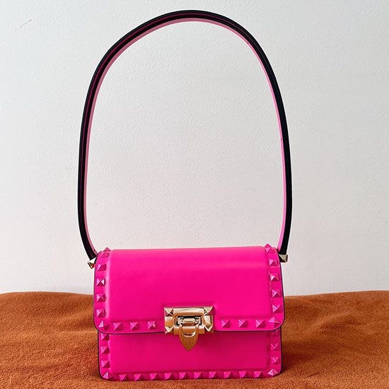 Valentino Garavani Small Rockstud23 Shoulder Bag Pink V0312