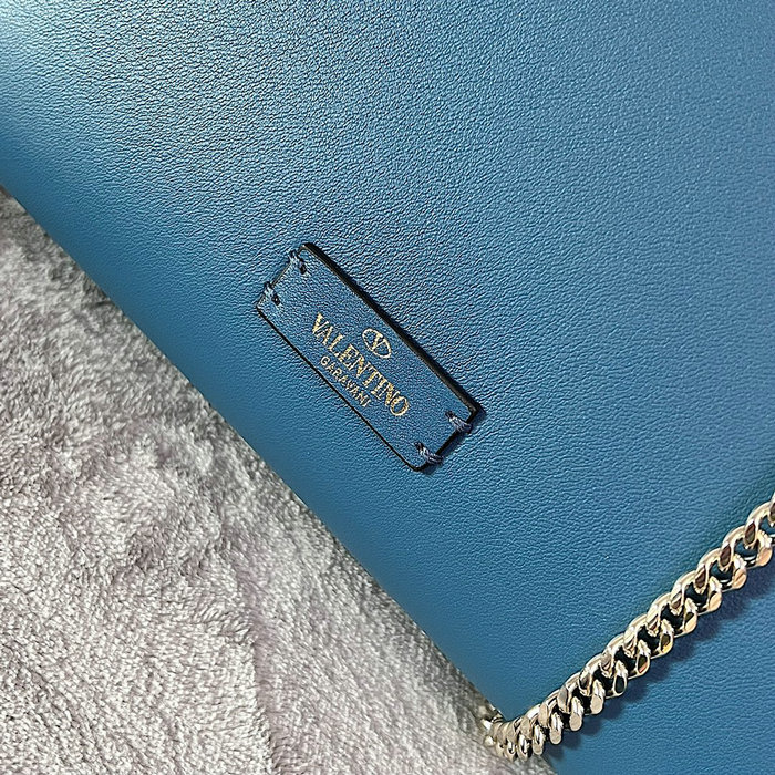 Valentino Small VSling crystal embellished Handbag Blue V2628