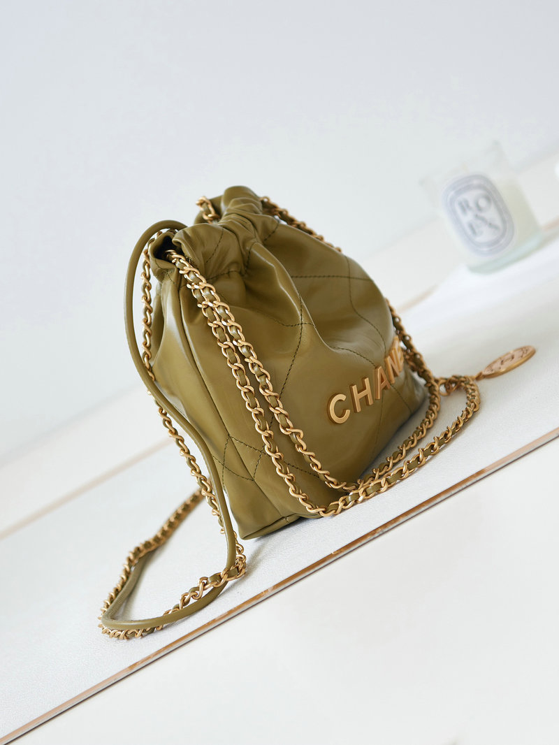 Chanel 22 Mini Handbag Green AS3980