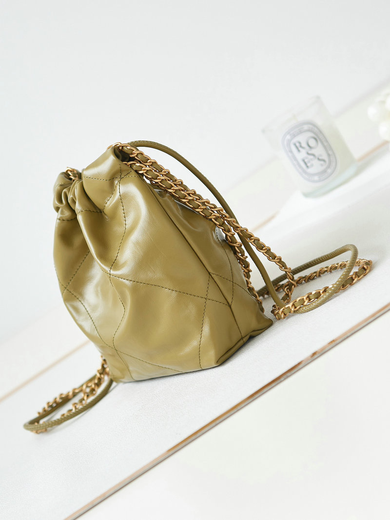 Chanel 22 Mini Handbag Green AS3980