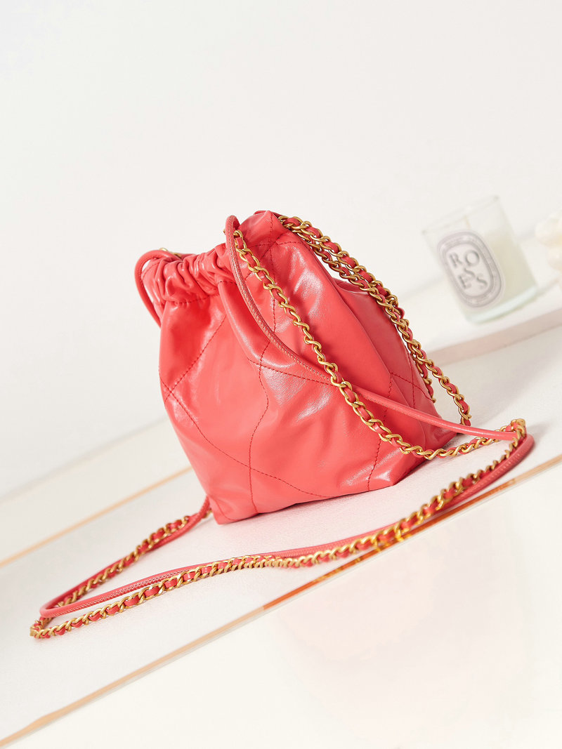 Chanel 22 Mini Handbag Rose AS3980