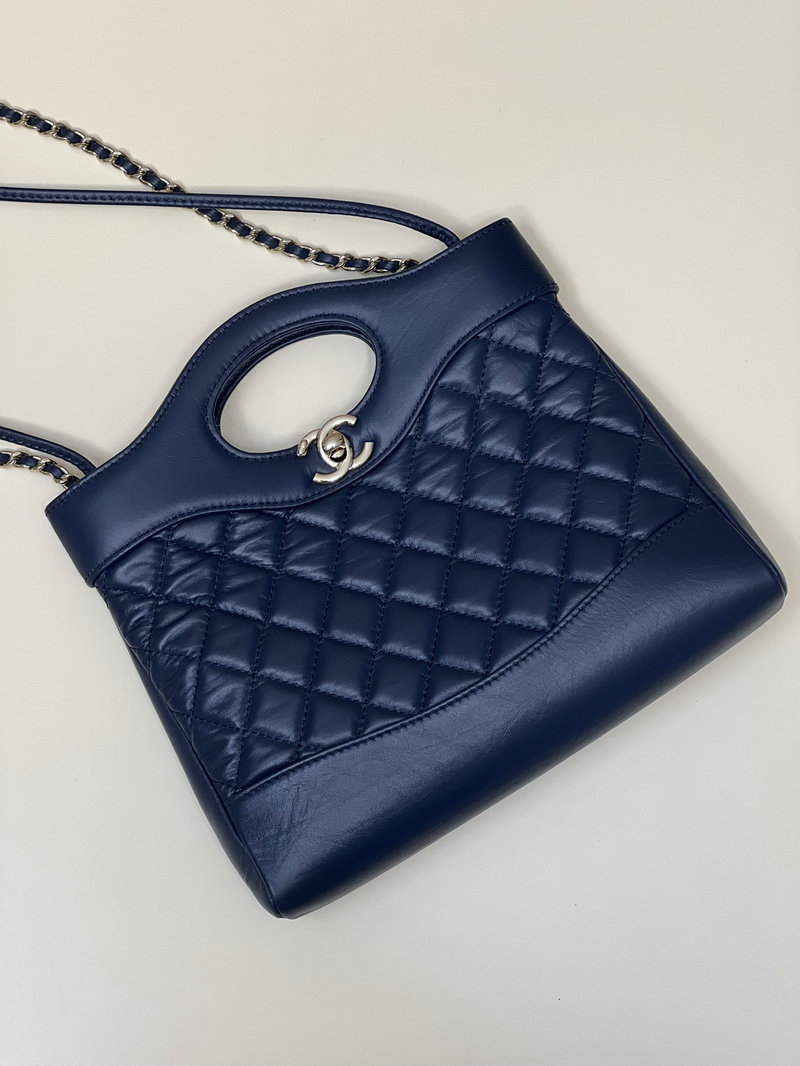 Chanel 31 Mini Shopping Bag Blue AS4133