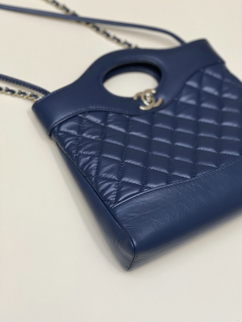 Chanel 31 Mini Shopping Bag Blue AS4133