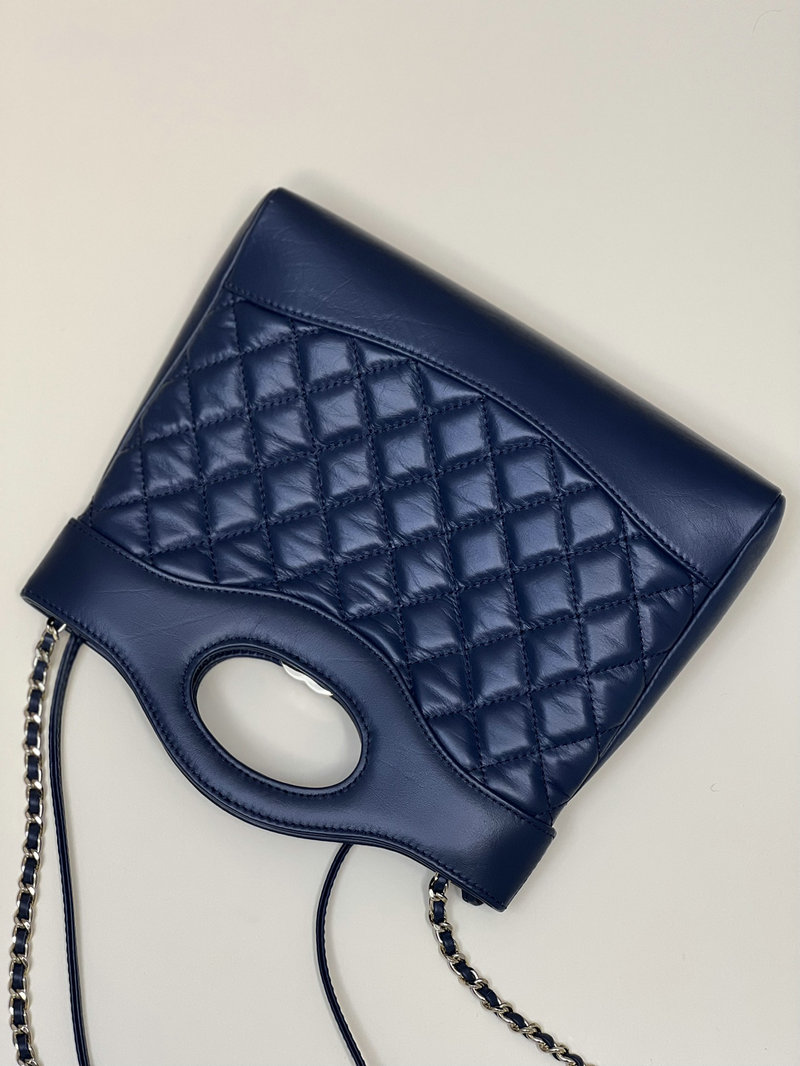 Chanel 31 Mini Shopping Bag Blue AS4133