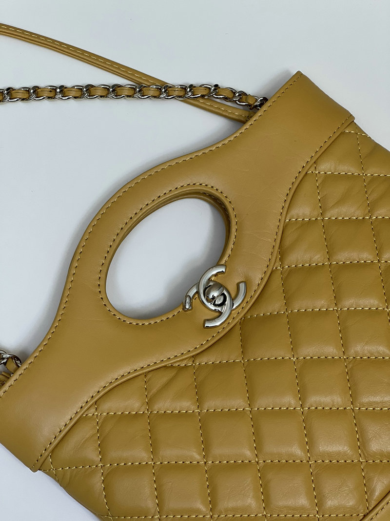 Chanel 31 Mini Shopping Bag Yellow AS4133