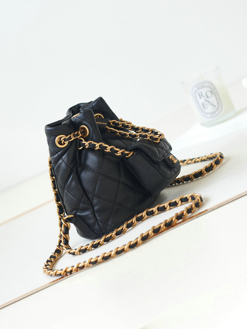 Chanel Calfskin Small Backpack Black AS3947