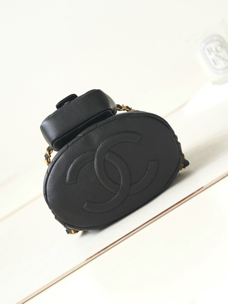 Chanel Calfskin Small Backpack Black AS3947