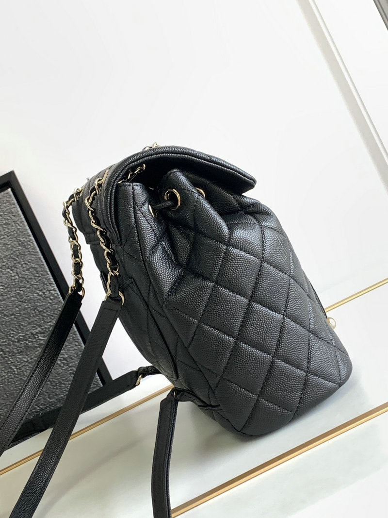 Chanel Mini Urban Spirit Backpack Black AS2316