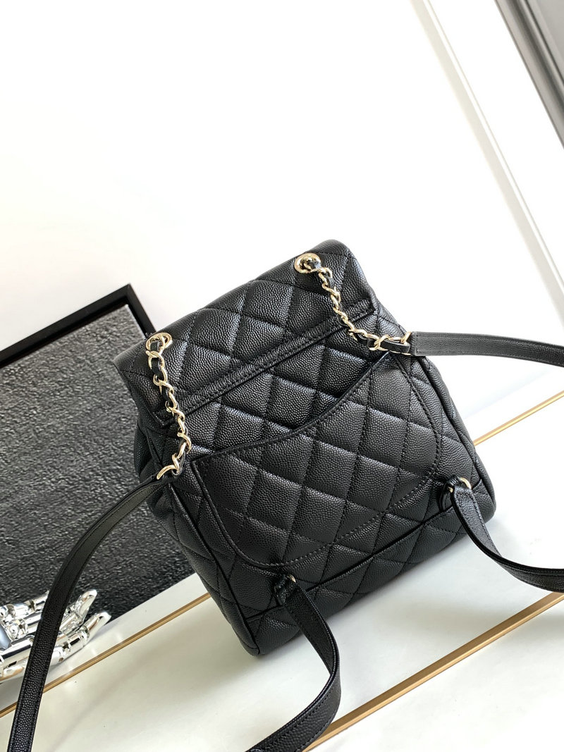 Chanel Mini Urban Spirit Backpack Black AS2316