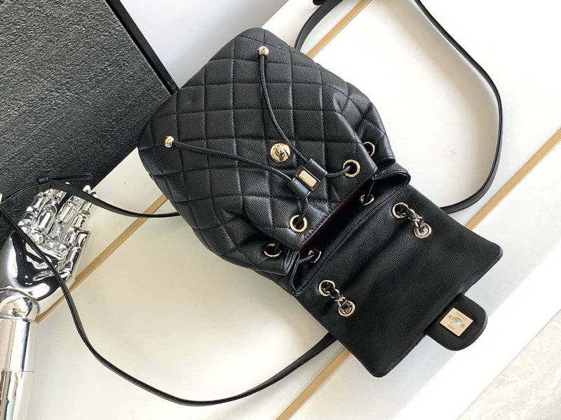 Chanel Mini Urban Spirit Backpack Black AS2316