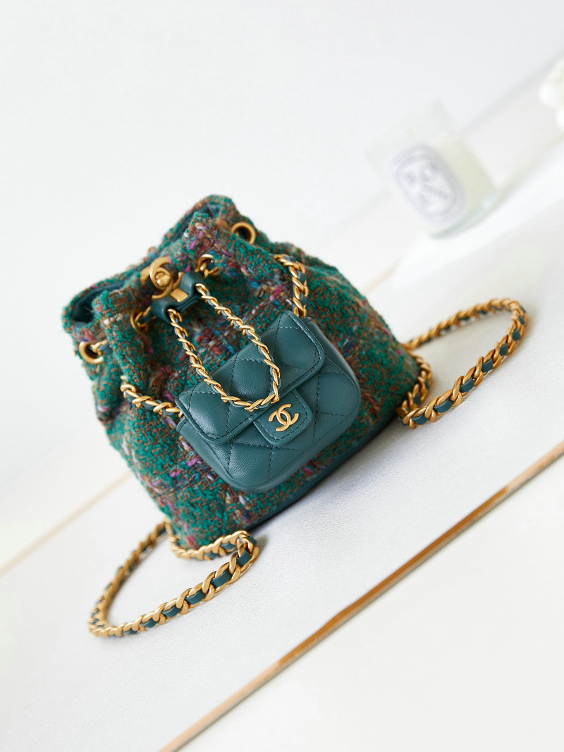 Chanel Small Backpack Green AS3947