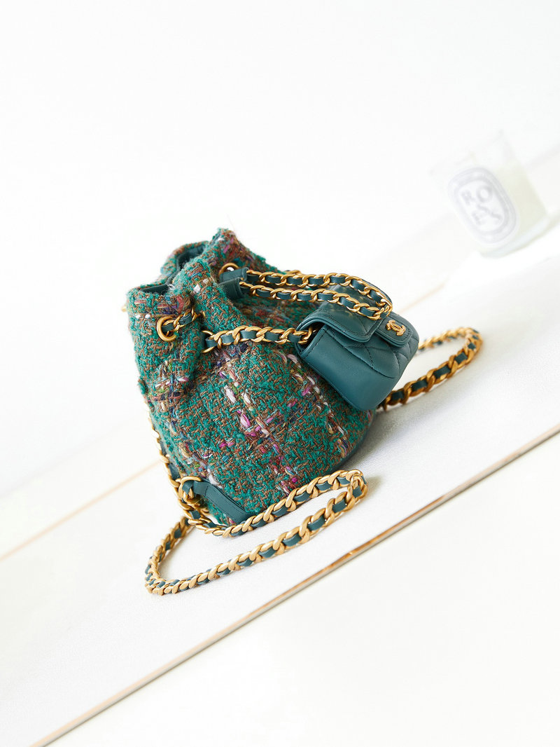 Chanel Small Backpack Green AS3947