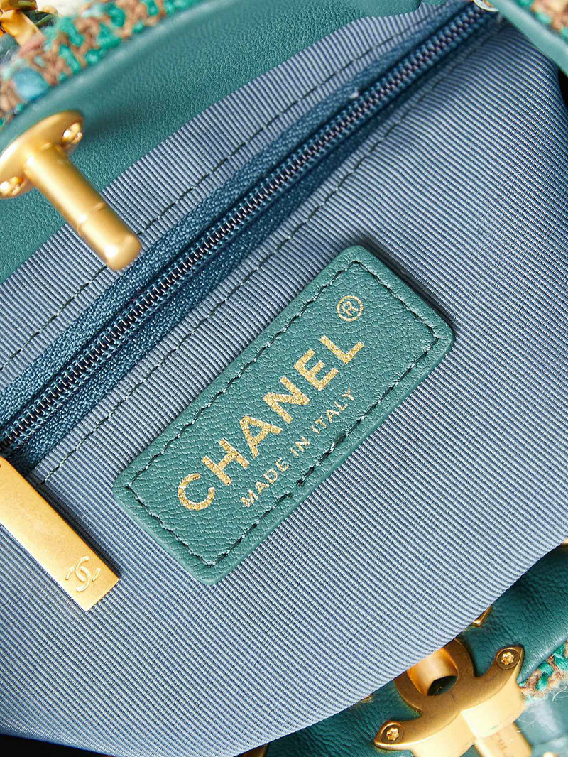 Chanel Small Backpack Green AS3947