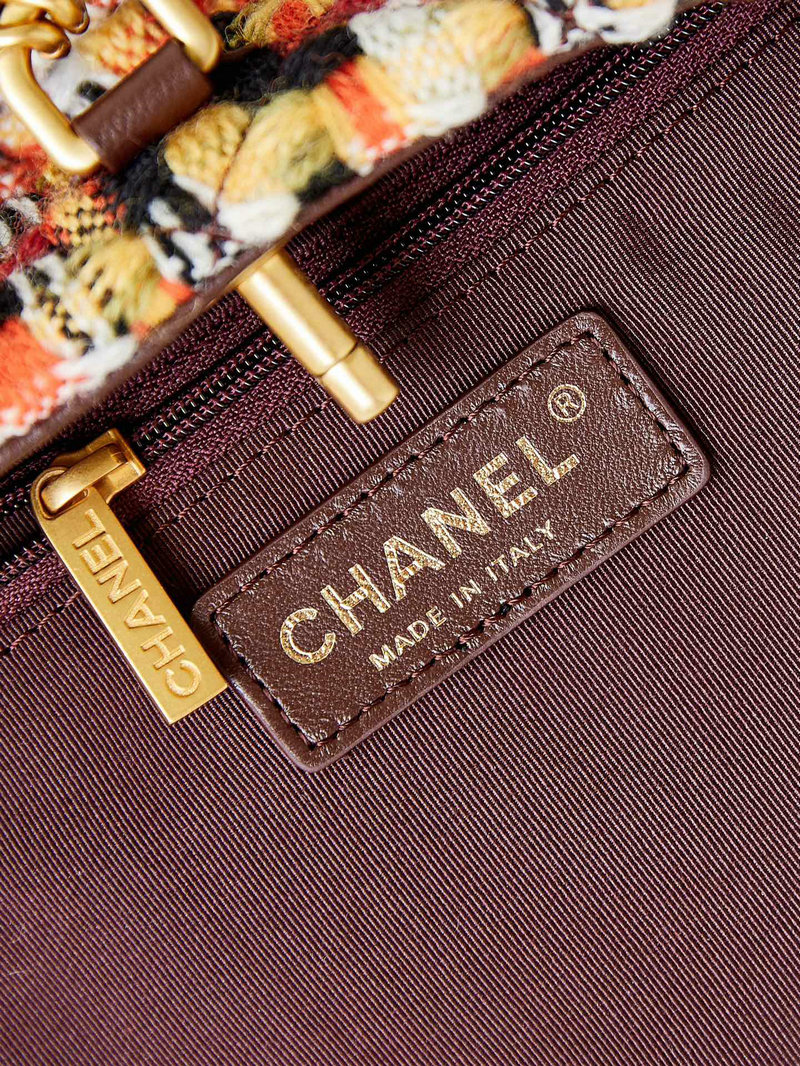 Chanel Small Backpack Orange AS3947