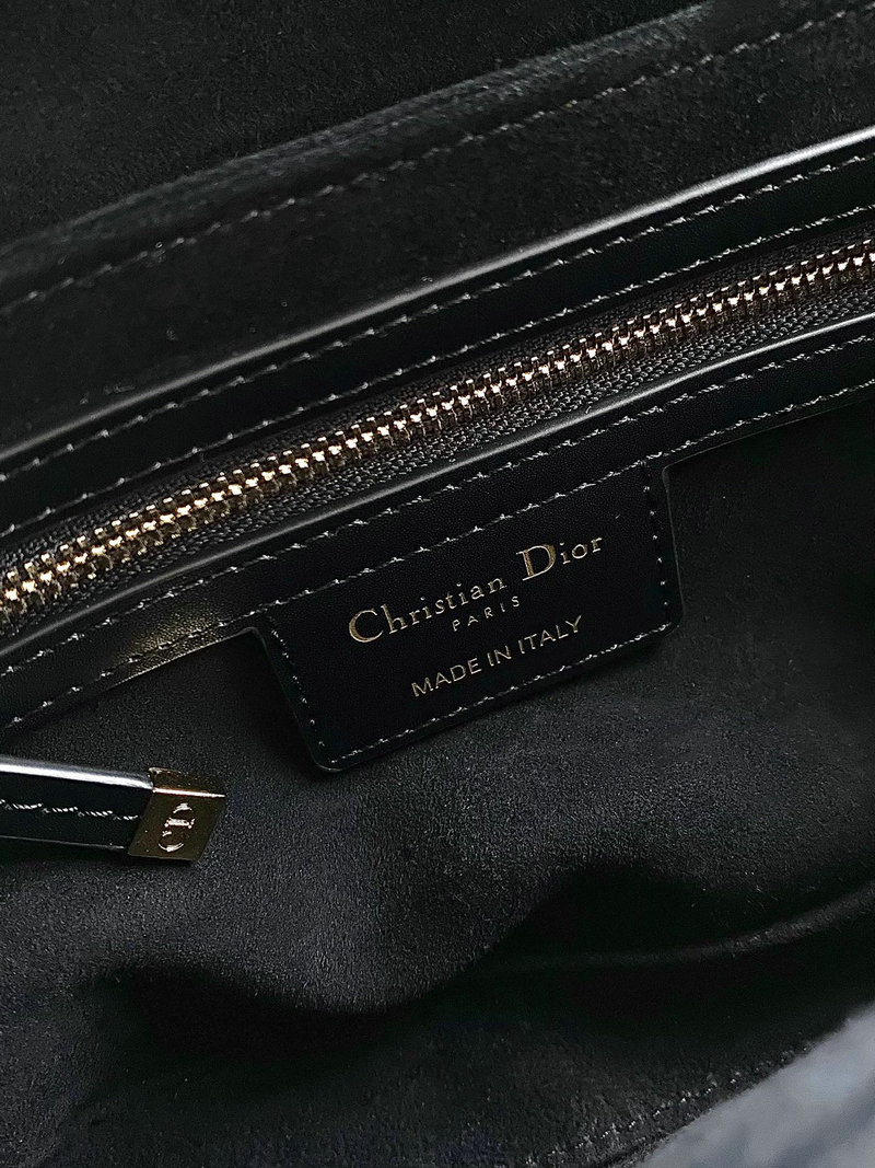 Dior CD Signature Bag with Strap Black D8151