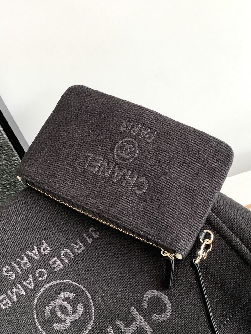 Large Chanel Canvas Shopping Bag AS66941