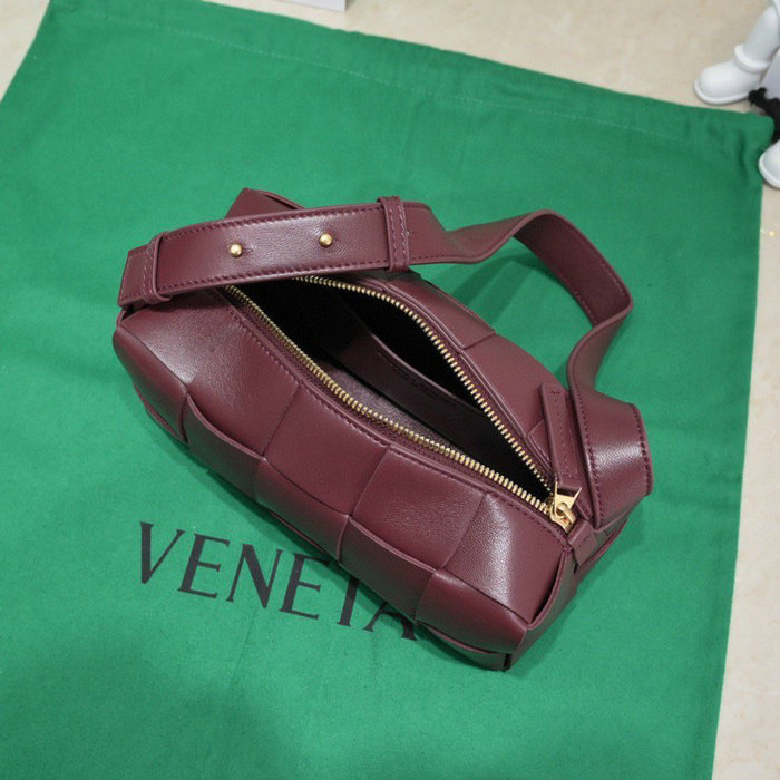 Bottega Veneta Small Brick Cassette Burgundy 729166