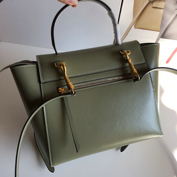 Celine Box Leather Micro Belt Bag Green CB24