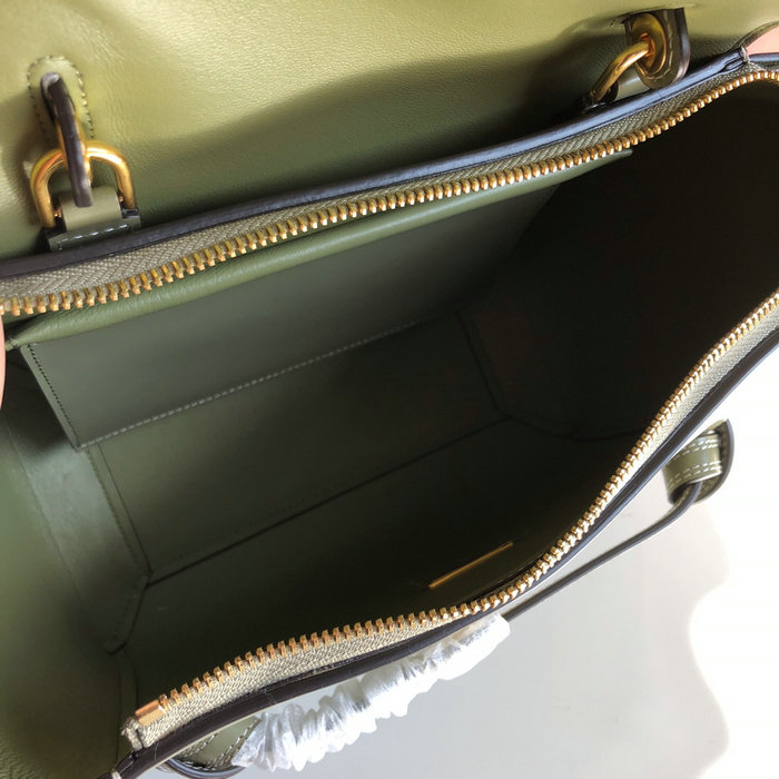 Celine Box Leather Micro Belt Bag Green CB24