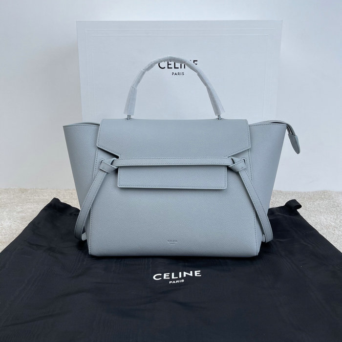 Celine Grained Calfskin Belt Bag Blue CB202428