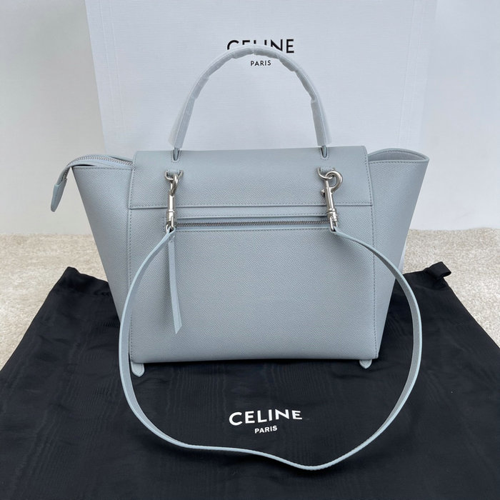 Celine Grained Calfskin Belt Bag Blue CB202428